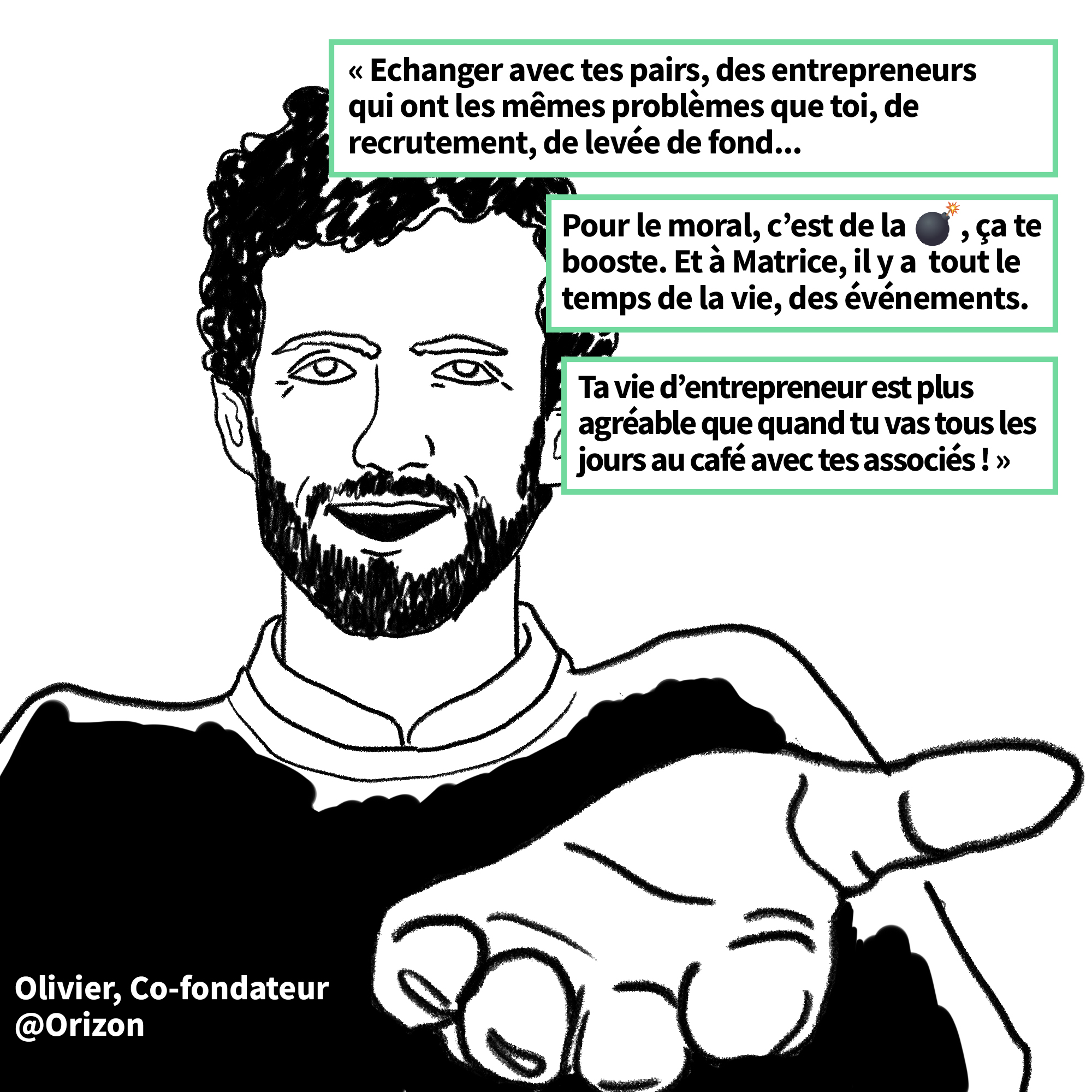 Olivier Hamelin de la startup Orizon