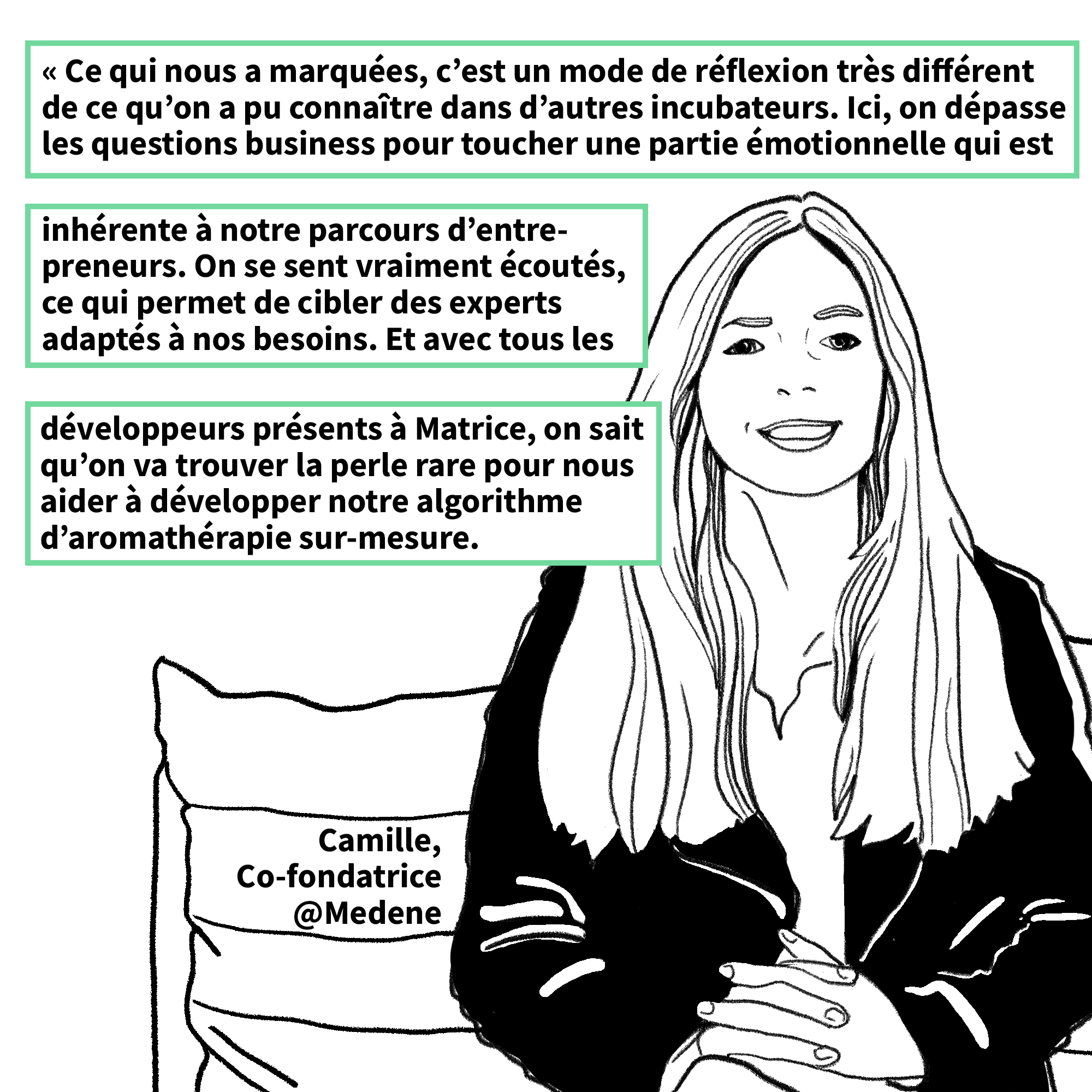 Camille Pereira de la startup Medene